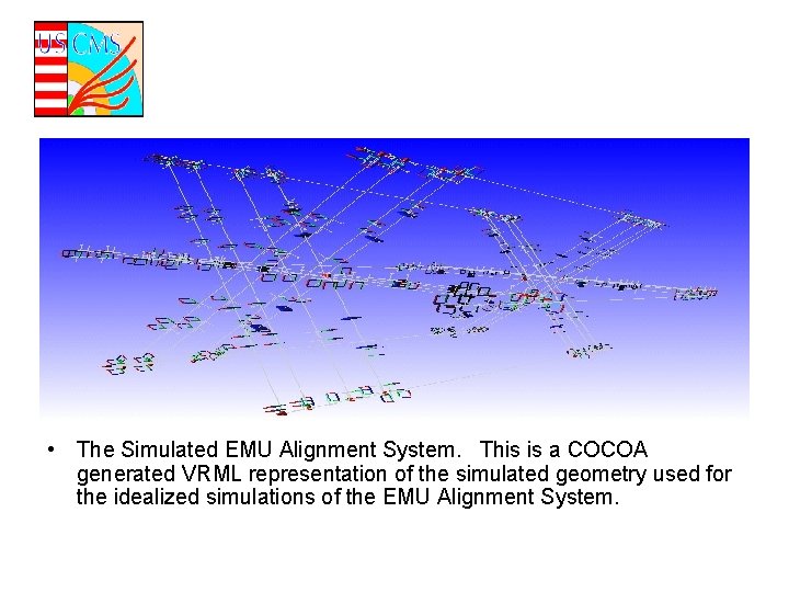 • The Simulated EMU Alignment System. This is a COCOA generated VRML representation