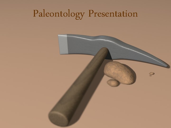 Paleontology Presentation 