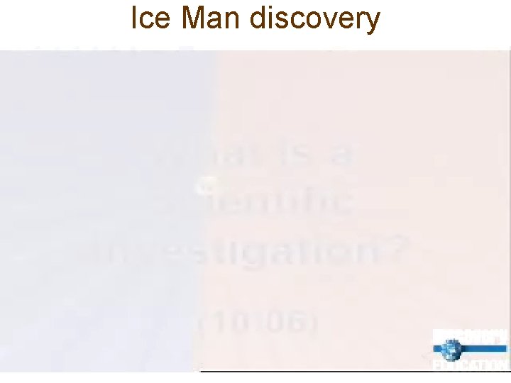 Ice Man discovery 