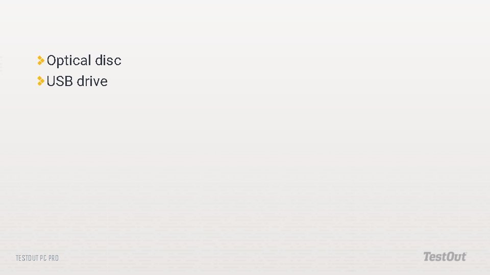 Optical disc USB drive TESTOUT PC PRO 