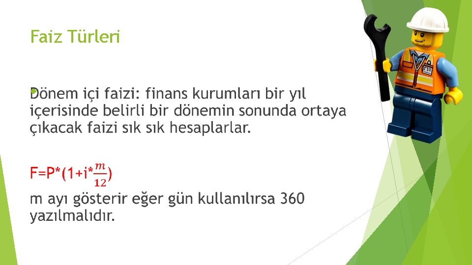 Faiz Türleri 