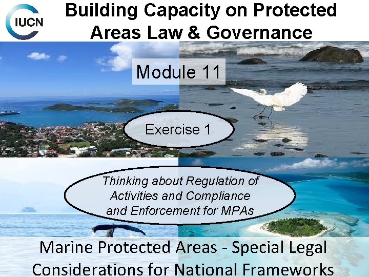 Building Capacity on Protected Areas Law & Governance Module 11 Exercise 1 Thinking about