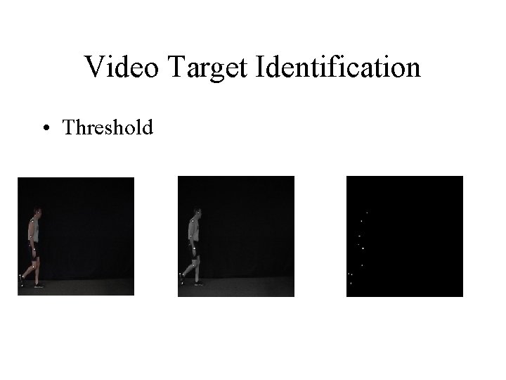 Video Target Identification • Threshold 