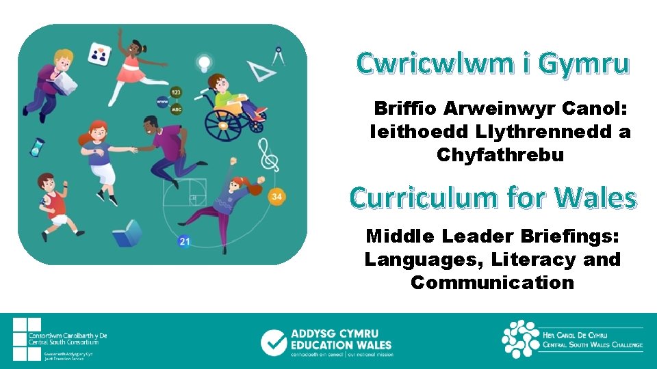 Cwricwlwm i Gymru Briffio Arweinwyr Canol: Ieithoedd Llythrennedd a Chyfathrebu Curriculum for Wales Middle