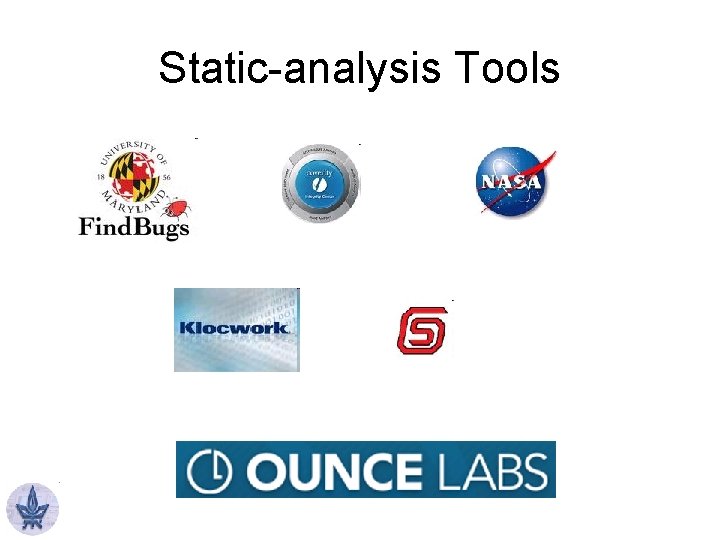 Static-analysis Tools 