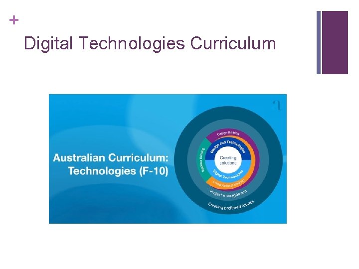 + Digital Technologies Curriculum 