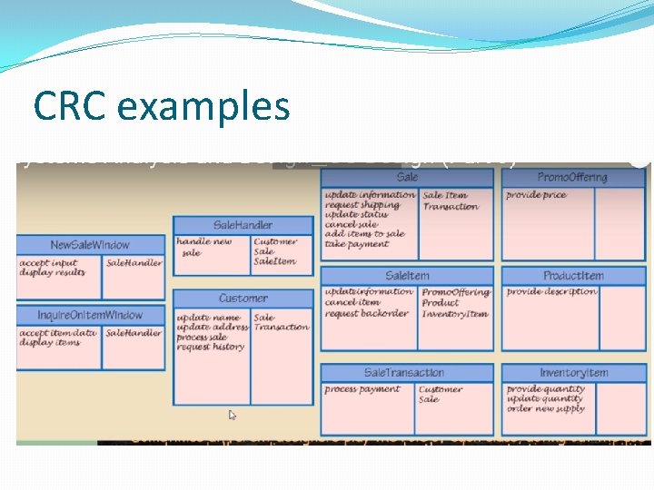 CRC examples 