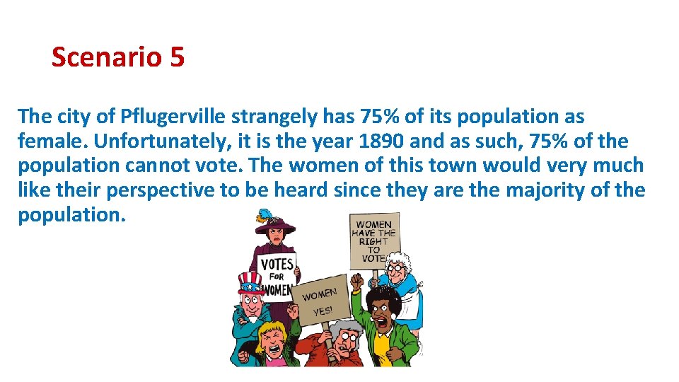 Scenario 5 The city of Pflugerville strangely has 75% of its population as female.