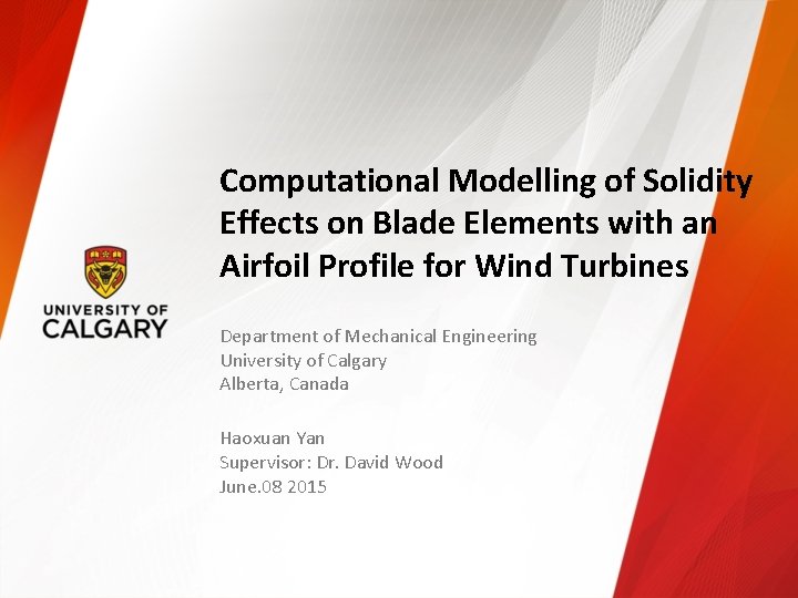 Computational Modelling of Solidity Effects on Blade Elements with an Airfoil Profile for Wind