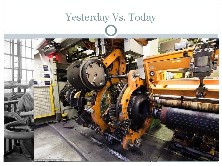 Yesterday Vs. Today VS 