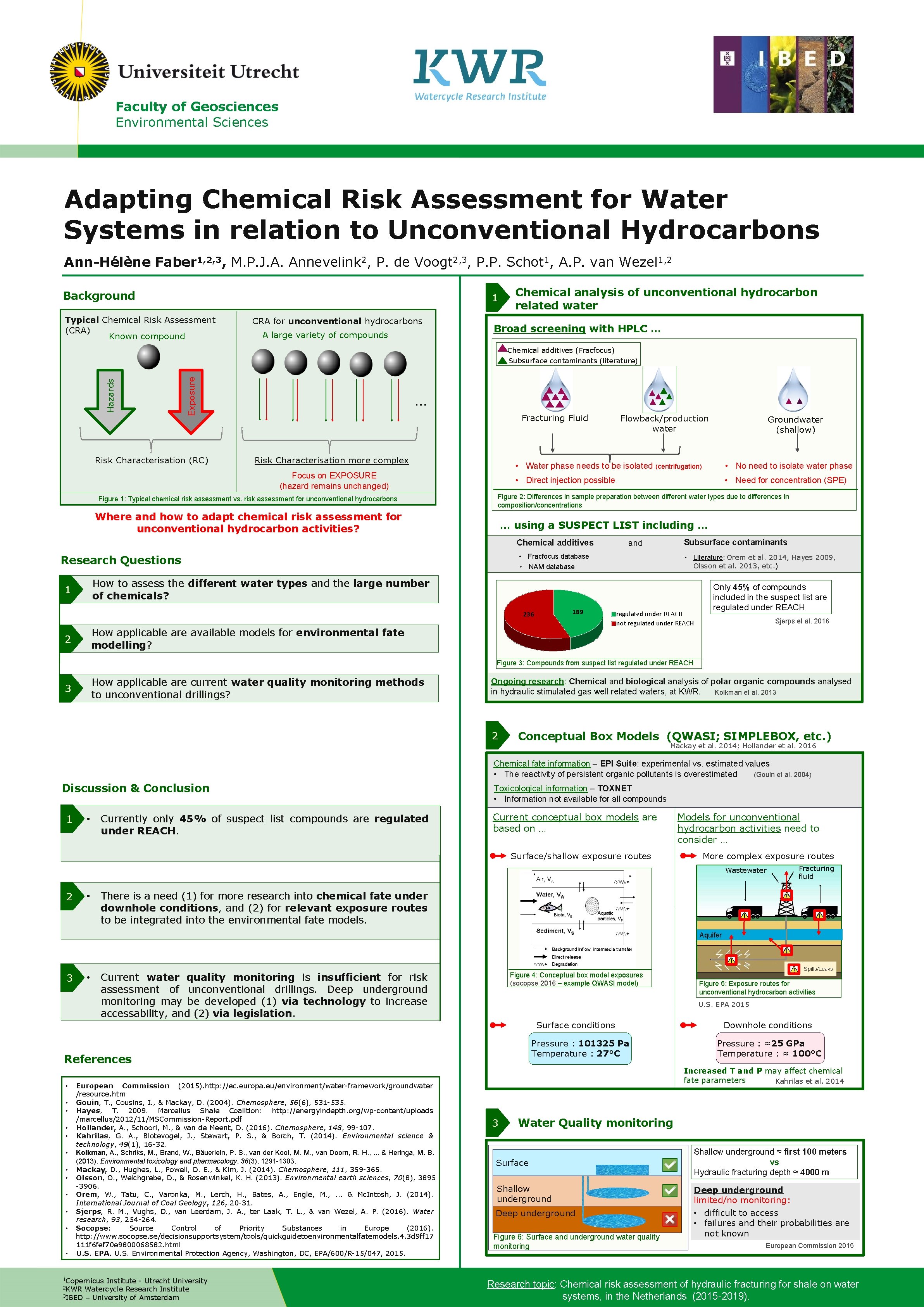 Faculty of Geosciences Environmental Sciences Adapting Chemical Risk Assessment for Water Systems in relation