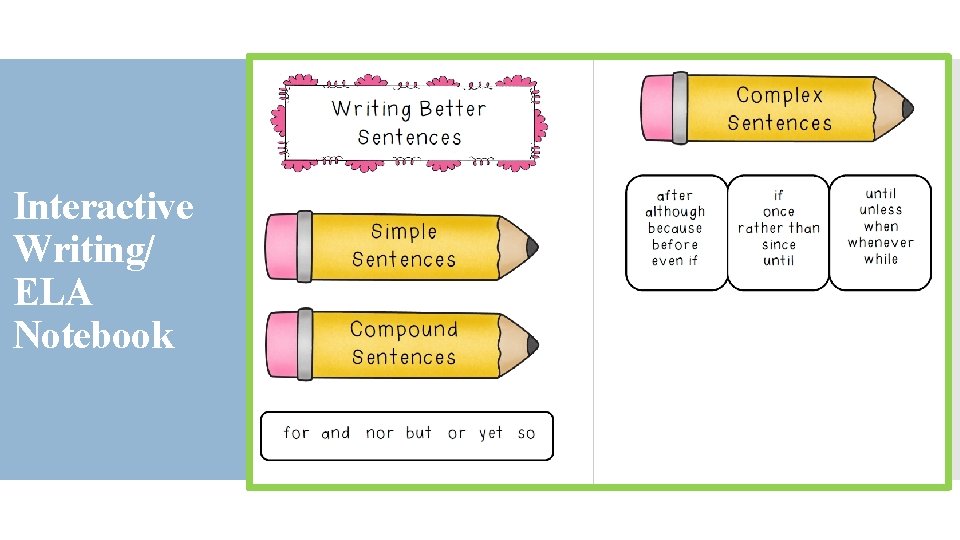 Interactive Writing/ ELA Notebook 