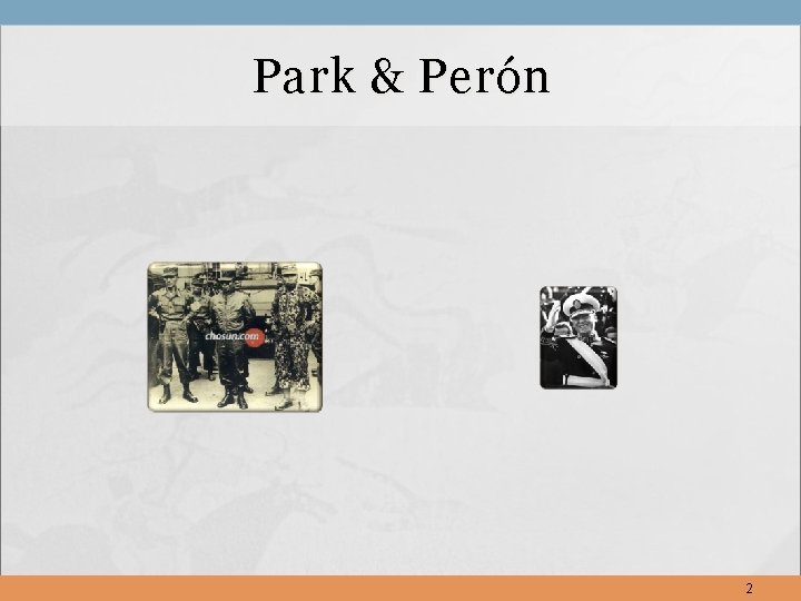 Park & Perón 2 