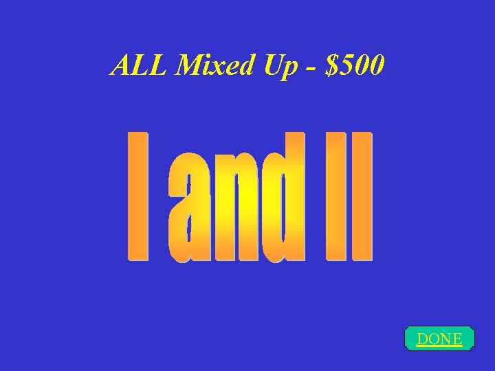 ALL Mixed Up - $500 DONE 