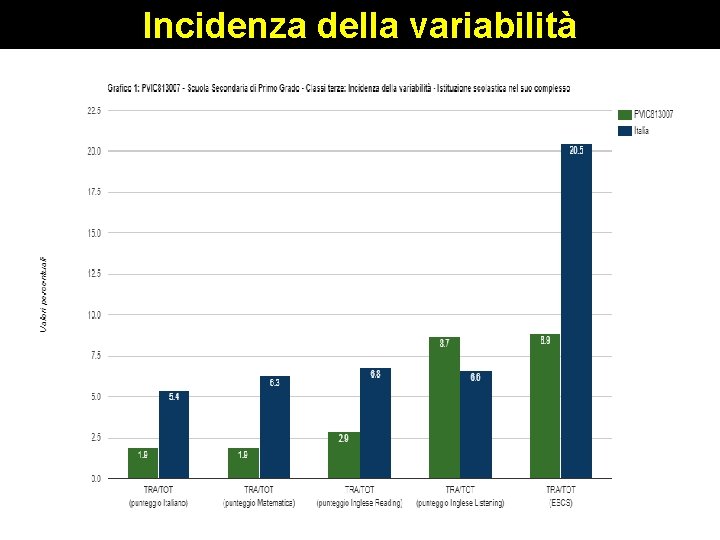 Incidenza della variabilità 