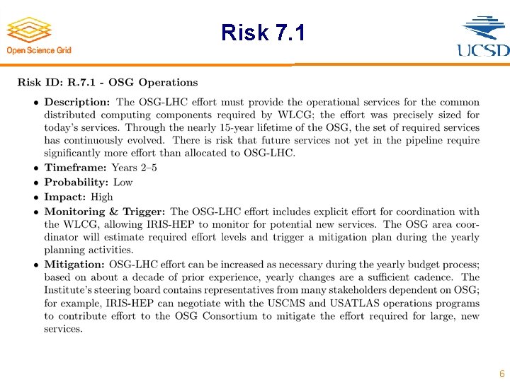 Risk 7. 1 6 