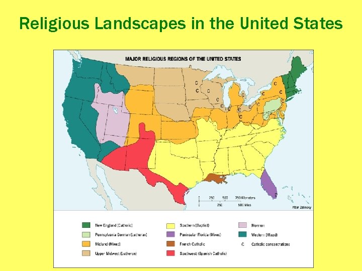 Religious Landscapes in the United States 