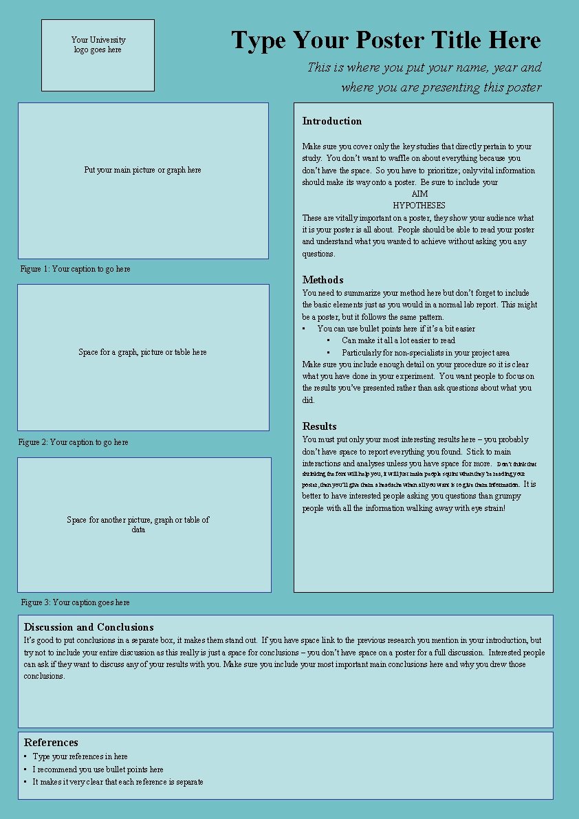 Your University logo goes here Type Your Poster Title Here This is where you Your University logo goes here Type Your Poster Title Here This is where you