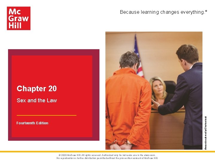 Because learning changes everything. ® Chapter 20 ©wavebreakmedia/Shutterstock Sex and the Law Fourteenth Edition