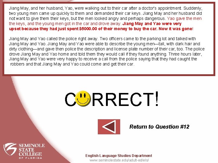 Jiang May, and her husband, Yao, were walking out to their car after a Jiang May, and her husband, Yao, were walking out to their car after a