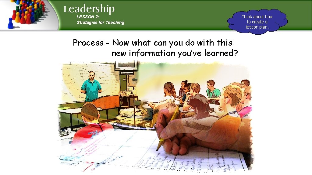 LESSON 2: Strategies for Teaching Process - Now what can you do with this LESSON 2: Strategies for Teaching Process - Now what can you do with this