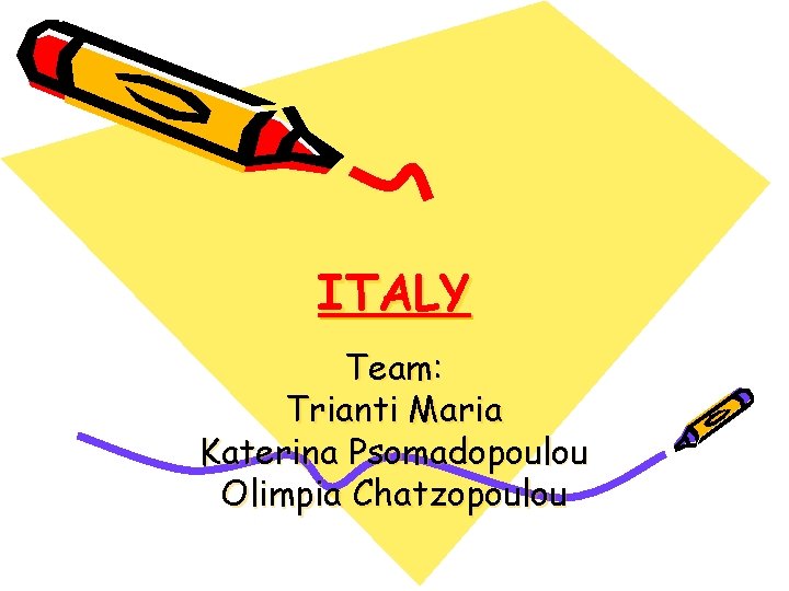 Trianti ITALY Team Trianti Maria Katerina Psomadopoulou Olimpia Chatzopoulou