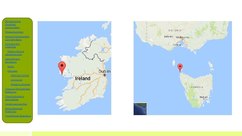 Structure and Chemical Composition Photochemistry Units of Atmospheric Concentration Atmospheric Lifetimes Mixing time vs
