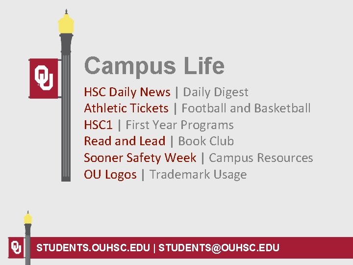 Campus Life HSC Daily News | Daily Digest Athletic Tickets | Football and Basketball