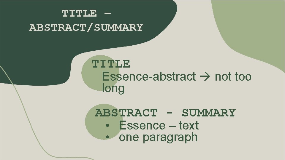 Title Abstract Example Closing Bioengineering exam writing review article narrative review Jeanne