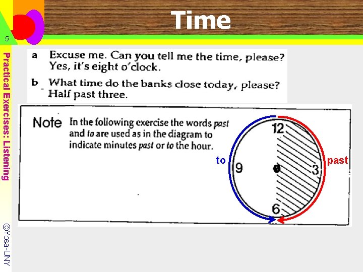 Time 5 past Practical Exercises: Listening to ©Yosa-UNY 