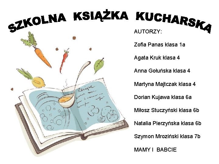 AUTORZY: Zofia Panas klasa 1 a Agata Kruk klasa 4 Anna Gołuńska klasa 4