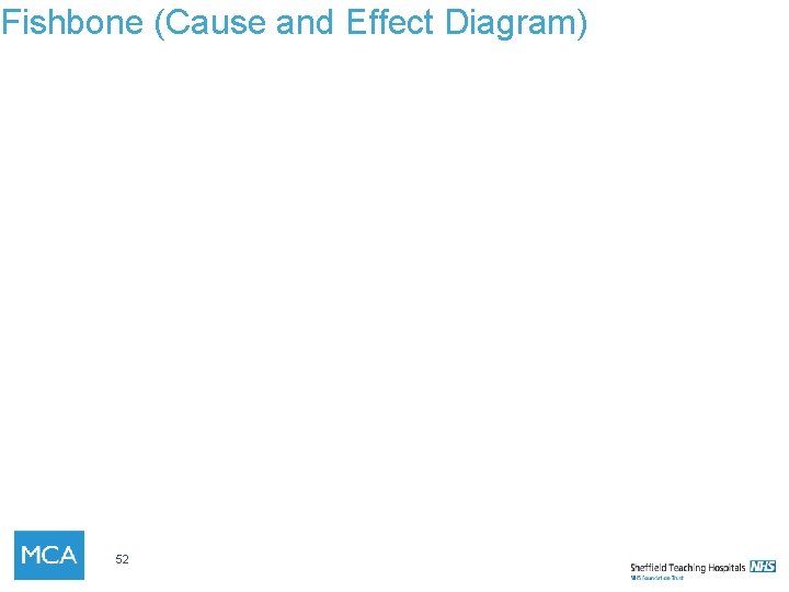 Fishbone (Cause and Effect Diagram) 52 