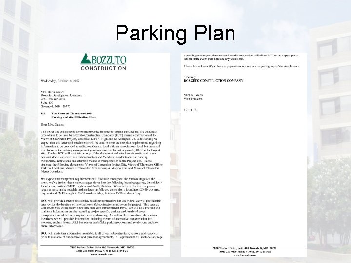 Parking Plan 