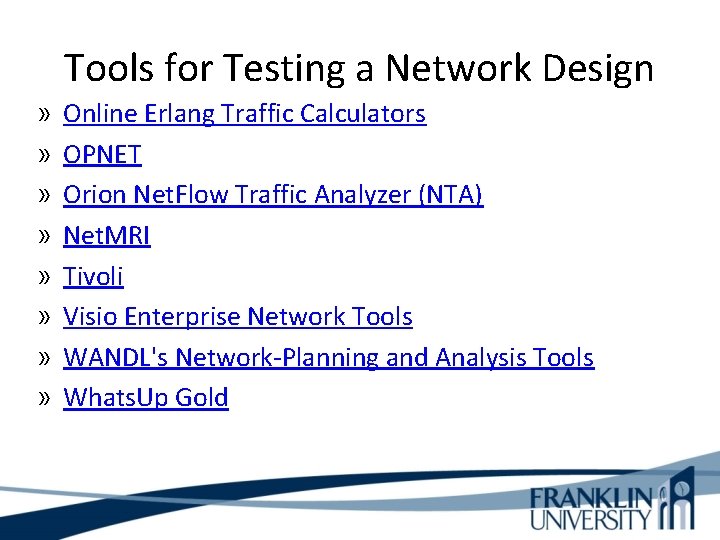 Tools for Testing a Network Design » » » » Online Erlang Traffic Calculators