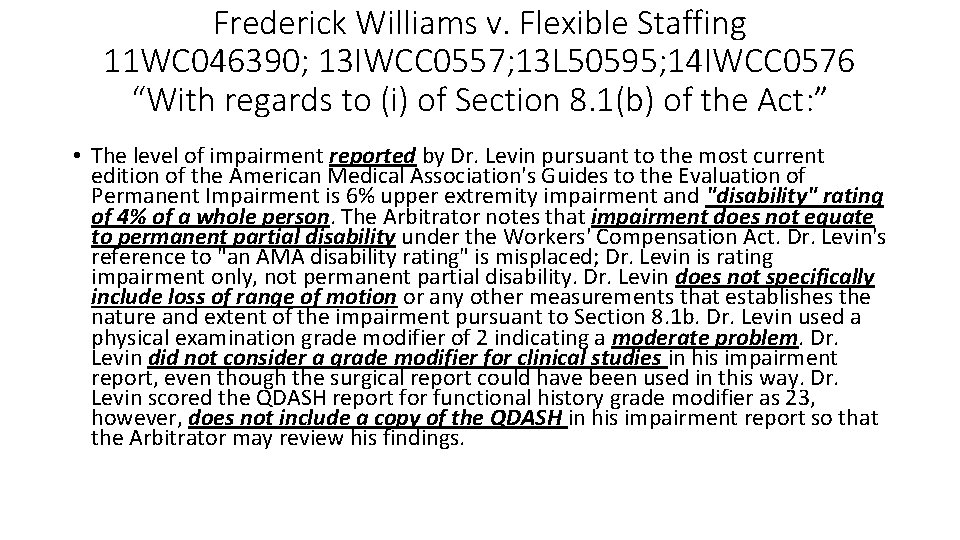 Frederick Williams v. Flexible Staffing 11 WC 046390; 13 IWCC 0557; 13 L 50595;