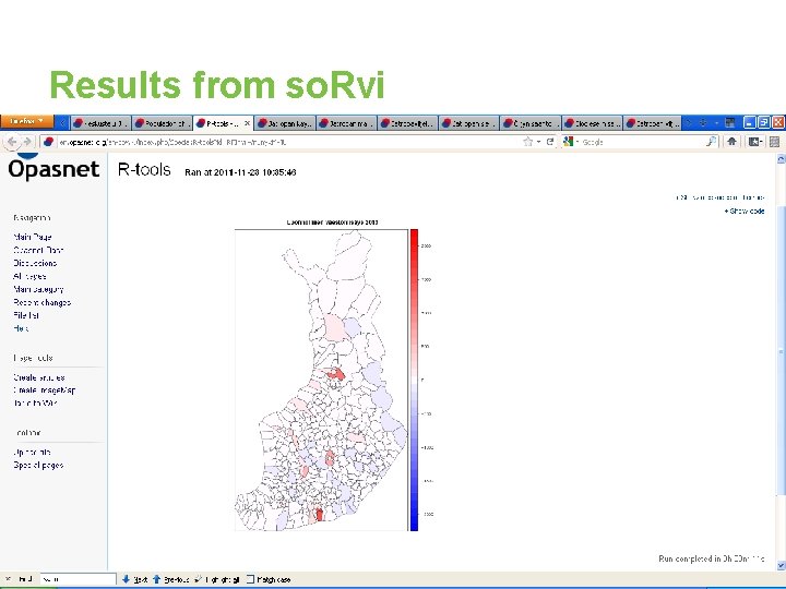 Results from so. Rvi 