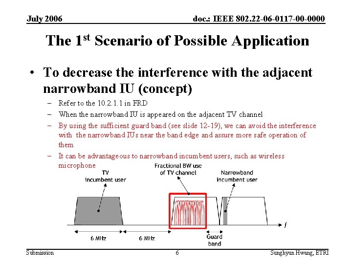 July 2006 doc. : IEEE 802. 22 -06 -0117 -00 -0000 The 1 st