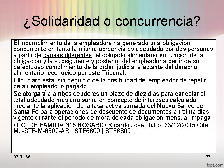 ¿Solidaridad o concurrencia? El incumplimiento de la empleadora ha generado una obligacio n concurrente