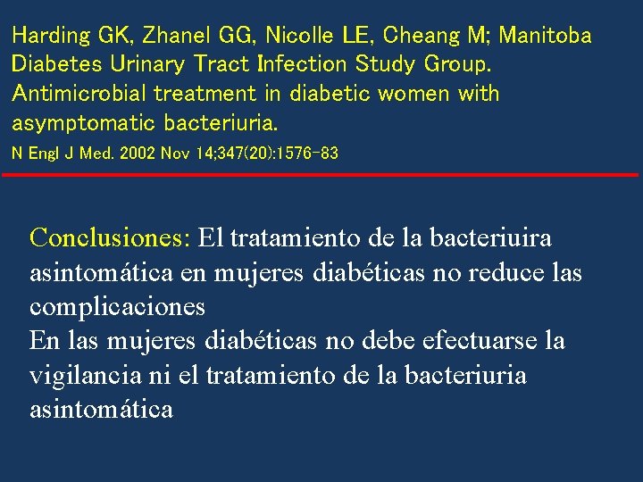 Harding GK, Zhanel GG, Nicolle LE, Cheang M; Manitoba Diabetes Urinary Tract Infection Study Harding GK, Zhanel GG, Nicolle LE, Cheang M; Manitoba Diabetes Urinary Tract Infection Study