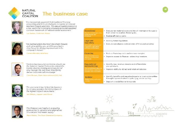 The business case 45 