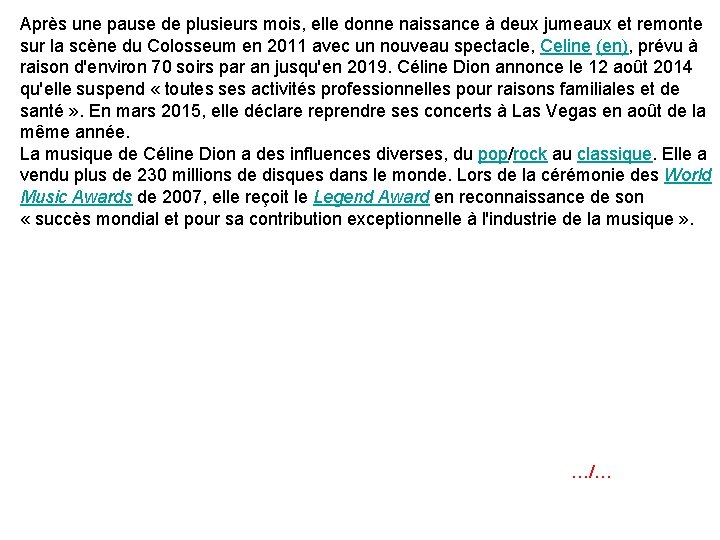 Après une pause de plusieurs mois, elle donne naissance à deux jumeaux et remonte