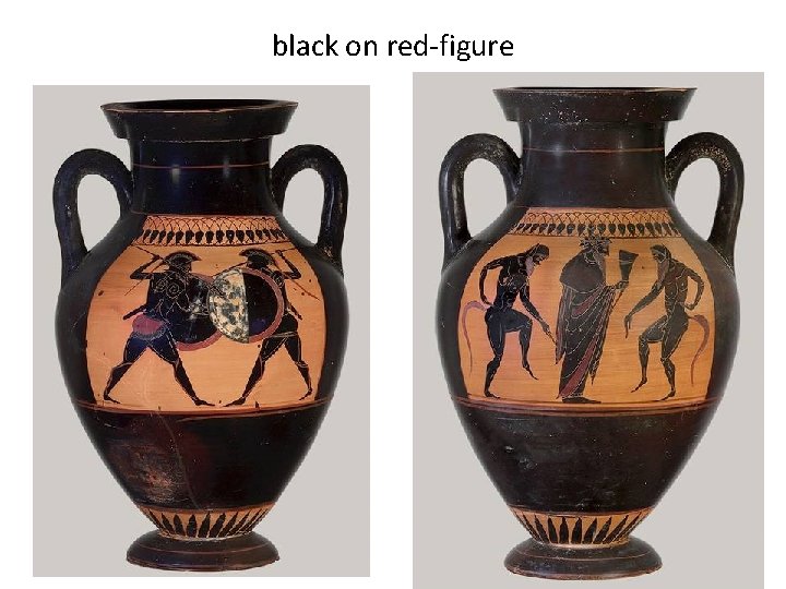 black on red-figure 