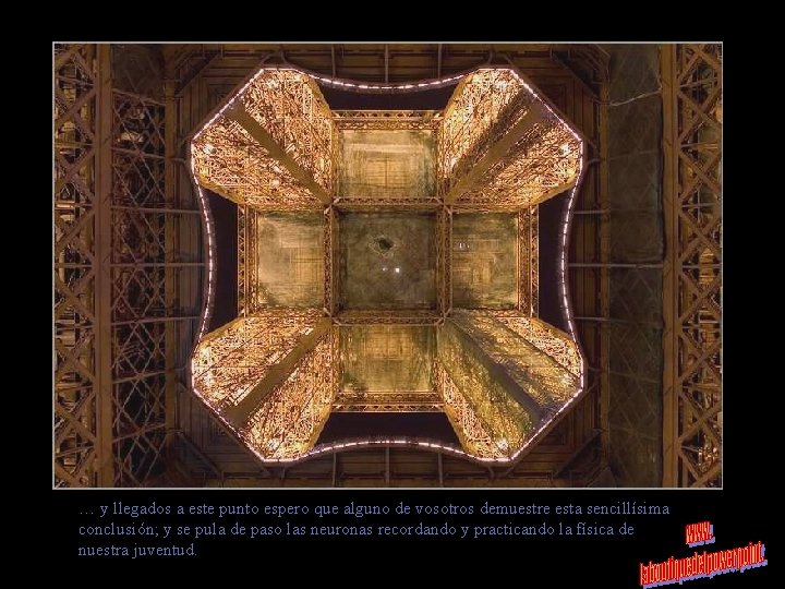 Las fuerzas están tan compensadas que su peso de 7. 300 toneladas da una