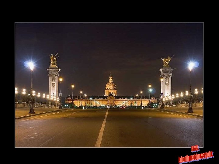 Los Inválidos vistos desde el puente de Alejandro III 