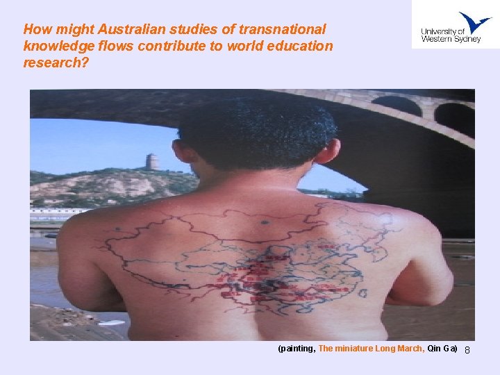 How might Australian studies of transnational knowledge flows contribute to world education research? (painting,