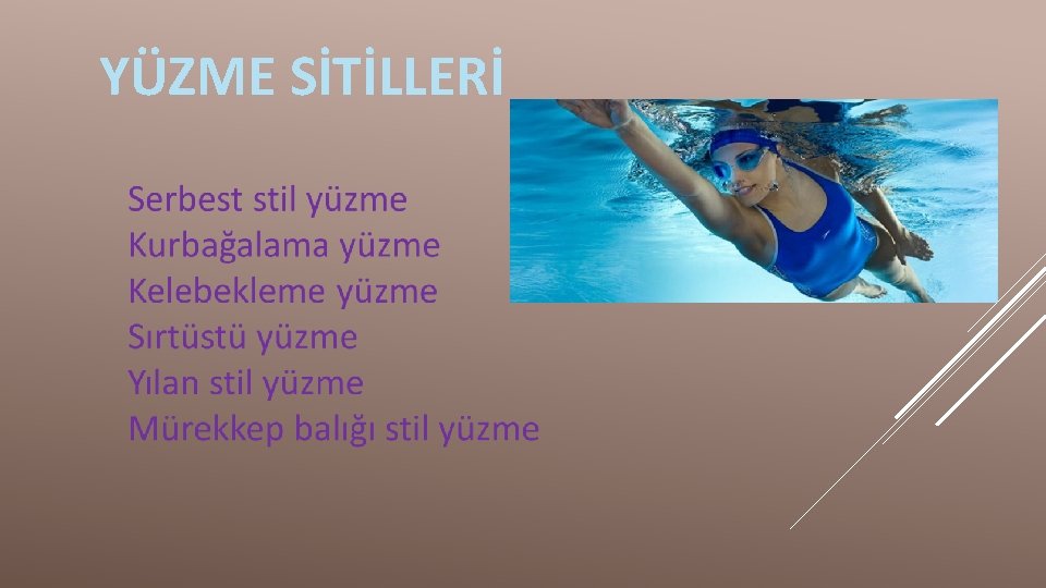 YÜZME SİTİLLERİ 