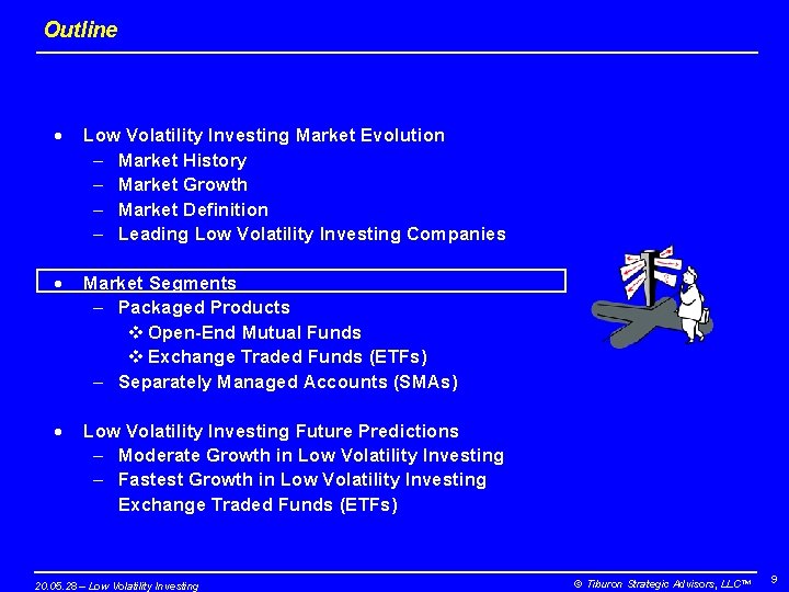 Outline · Low Volatility Investing Market Evolution – Market History – Market Growth –