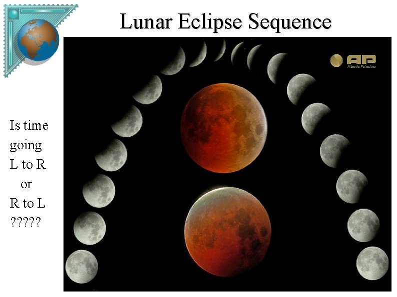 Lunar Eclipse Sequence Is time going L to R or R to L ?