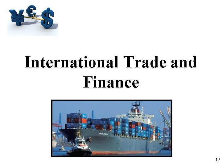 International Trade and Finance 19 