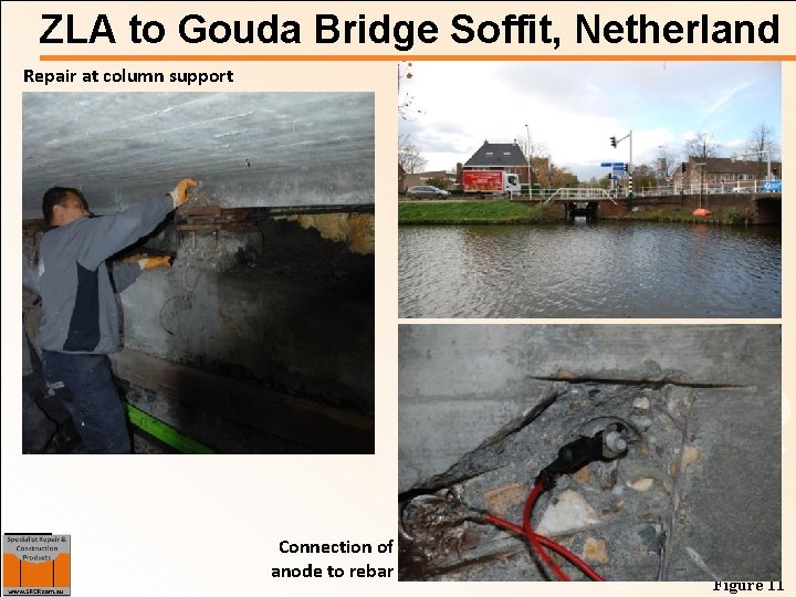 ZLA to Gouda Bridge Soffit, Netherland Repair at column support BCRC Connection of anode